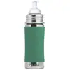 Image de Biberon évolutif en inox 325ml Menthe