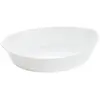 Image de Plat blanc ovale ultraléger 32X20 cm