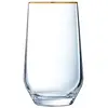 Image de Verre forme haute bord or 40cl - Lot de 4
