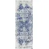 Image de Tapis de couloir vintage oriental bleu/blanc 80x220