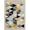 Image de Tapis scandinave moderne multicolore/gris 120x170