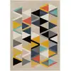 Image de Tapis scandinave moderne multicolore/beige 160x220