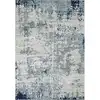 Image de Tapis abstrait moderne bleu/gris/blanc 160x220