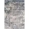 Image de Tapis abstrait moderne bleu/gris 200x275
