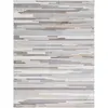 Image de Tapis scandinave moderne blanc/marron 160x215