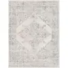 Image de Tapis vintage oriental blanc/gris 200x275