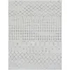 Image de Tapis berbère ethnique blanc/gris 160x215