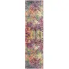 Image de Tapis rose/multicolore 66 x 183 cm
