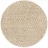 Image de Tapis herbe de mer neutre 244 x 244 cm