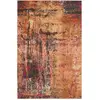 Image de Tapis bohème chic en polypropylène multicolore, 201 x 279 cm