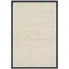 Image de Tapis sisal marbre/noir 61 x 91 cm