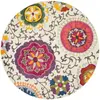 Image de Tapis ivoire/multicolore 152 x 152 cm