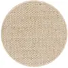 Image de Tapis herbe de mer natural / beige 122 x 122 cm