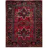 Image de Tapis de transition en polypropylène rouge/multicolore, 235 x 305 cm