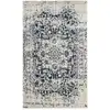 Image de Tapis crème / marine 91 x 152 cm