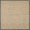 Image de Tapis herbe de mer natural / grey 213 x 213 cm