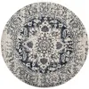 Image de Tapis crème / marine 201 x 201 cm