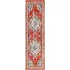 Image de Tapis orange/bleu clair 66 x 183 cm