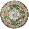 Image de Tapis forest green / light blue 201 x 201 cm