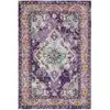 Image de Tapis bohème chic en polypropylène violet/bleu, 155 x 231 cm