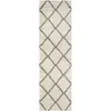 Image de Tapis ivory / grey 69 x 183 cm