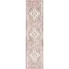 Image de Tapis traditionnel en viscose beige/rose, 69 x 244 cm