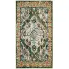 Image de Tapis vert forêt/bleu clair 66 x 305 cm