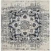 Image de Tapis crème / marine 122 x 122 cm