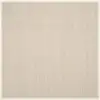 Image de Tapis fibre naturelle en sisal blanc/beige, 122 x 122 cm