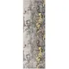 Image de Tapis grey / yellow 76 x 183 cm