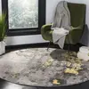 Image de Tapis grey / yellow 122 x 122 cm