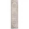 Image de Tapis neutre/gris 61 x 244 cm