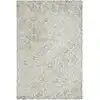 Image de Tapis laine green / ivory 122 x 183 cm