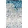 Image de Tapis gris/bleu 122 x 183 cm