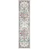 Image de Tapis polypropylène crème/bleu 61 x 244 cm
