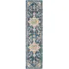 Image de Tapis bleu/bleu clair 61 x 244 cm