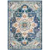 Image de Tapis bleu/bleu clair 122 x 183 cm