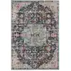 Image de Tapis noir/sarcelle 160 x 229 cm