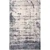 Image de Tapis contemporain en polypropylène or/bleu, 155 x 229 cm