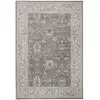 Image de Tapis viscose gris 122 x 183 cm
