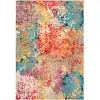Image de Tapis ivoire/multicolore 122 x 183 cm