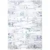 Image de Tapis ivoire/bleu 183 x 274 cm