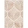 Image de Tapis laine ivoire/marron 91 x 152 cm