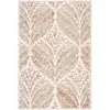 Image de Tapis laine ivoire/marron 122 x 183 cm