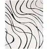 Image de Tapis ivoire/noir 236 x 305 cm