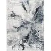 Image de Tapis abstrait moderne bleu/gris 200x275