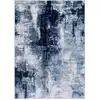 Image de Tapis abstrait moderne bleu/gris 200x275