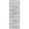 Image de Tapis couloir scandinave moderne blanc/marron 80x220