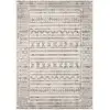 Image de Tapis scandinave bohème blanc/noir 130x170