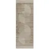 Image de Tapis de couloir scandinave moderne brun/beige 80x220